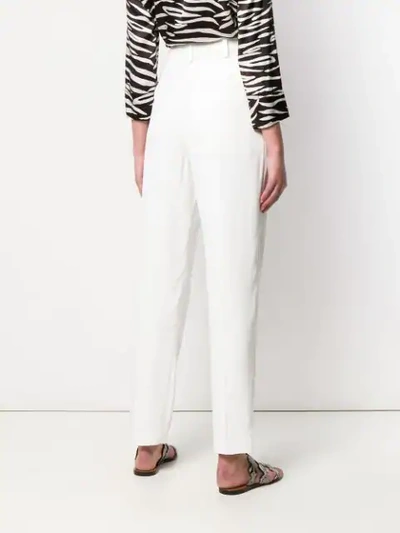 Shop Isabel Marant Poyd Trousers In White