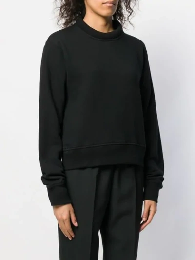 Shop Maison Margiela Structured Sweatshirt In Black