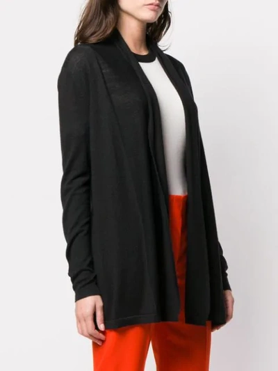 Shop Sottomettimi Fine Knit Cardigan In Black