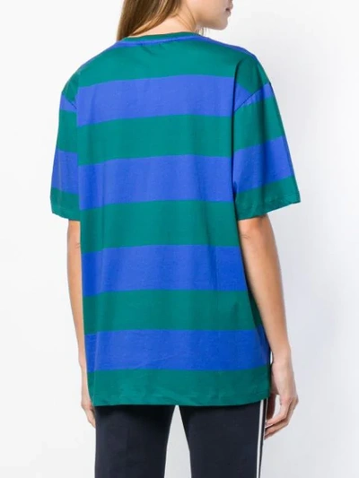 Shop Tommy Hilfiger Colour-block Logo T-shirt - Green