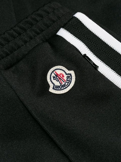 Shop Moncler Slim Fit Track Pants In Black