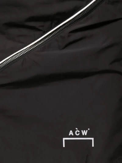 A-COLD-WALL* 拉链饰透气半身裙 - 黑色