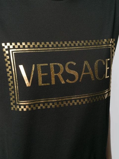 Shop Versace Vintage Logo Tank Top - Black