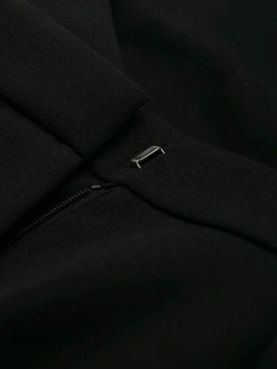Shop Alexander Mcqueen Asymmetric Draped Shorts In Black