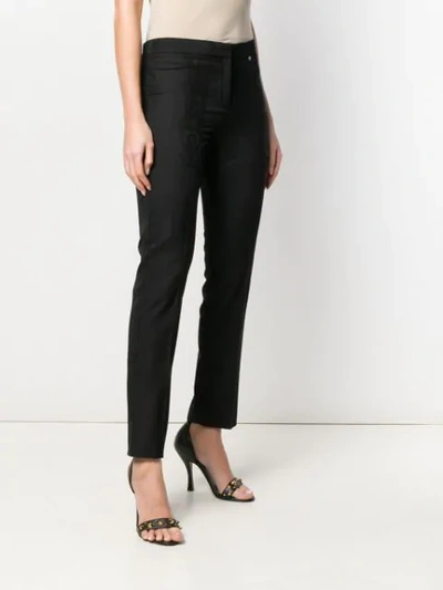 VERSACE TAILORED TROUSERS - 黑色