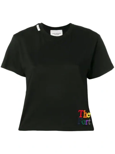Shop Forte Dei Marmi Couture Embroidered Logo T In Black
