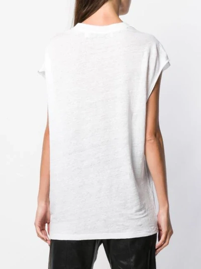 Shop Iro Oversized Vest Top In White