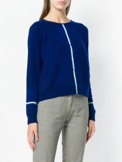 Shop Suzusan Knit Sweater - Blue