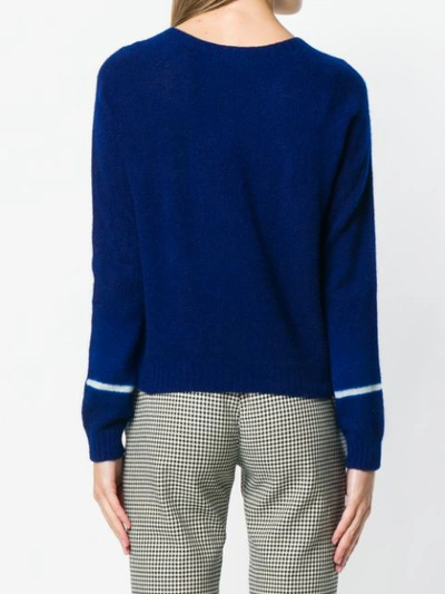 Shop Suzusan Knit Sweater - Blue