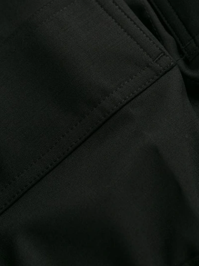 Shop Rick Owens Dropped Crotch Trousers In 09 Black