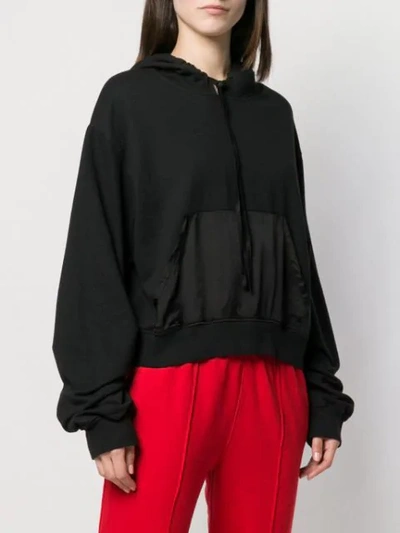 Shop Andrea Ya'aqov Oversized Hoodie In Black