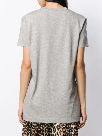 Shop Dolce & Gabbana True Or Fake T-shirt In Grey