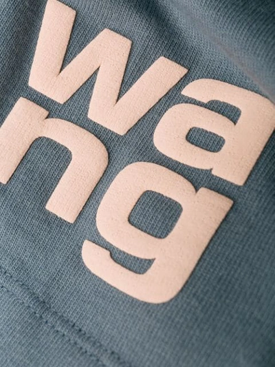 Shop Alexander Wang T T-shirt Mit Logo In Asphalt 480