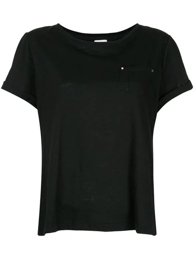 Shop Aje Chest Pocket T In Black