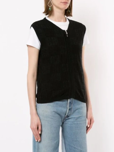 Pre-owned Givenchy Sleeveless Top In Black