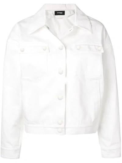 Shop Kwaidan Editions Casual Jacket In White
