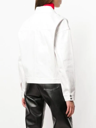 Shop Kwaidan Editions Casual Jacket In White