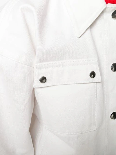 Shop Kwaidan Editions Casual Jacket In White