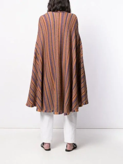Pre-owned Missoni Knitted Cape In Yellow