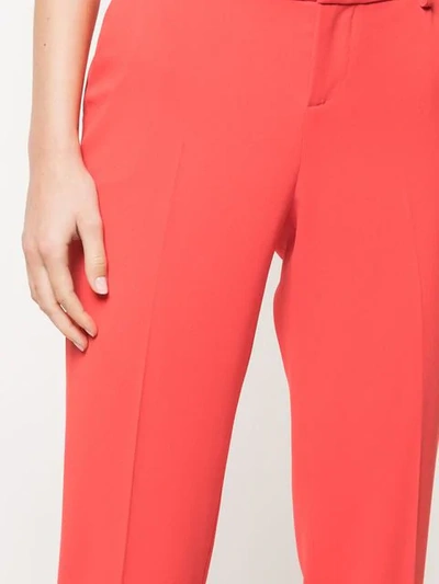 ALICE+OLIVIA STACEY SLIM TROUSERS - 红色