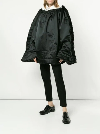 Shop Comme Des Garçons Decorated Midi Skirt - Black
