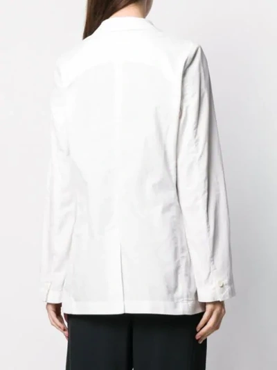 Shop Mm6 Maison Margiela Classic Formal Blazer In White