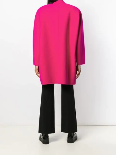 Shop Marc Jacobs Cocoon Coat In Pink