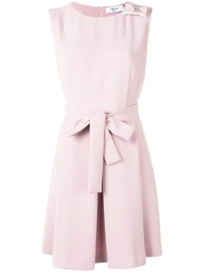 Shop Blugirl Belted Mini Dress - Pink
