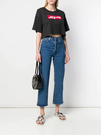 Shop Levi's Printed T-shirt In Black