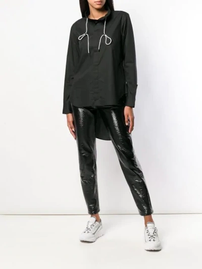 Shop Y-3 High Low Shirt - Black