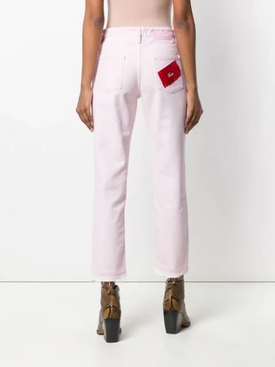 Shop Pt05 Classic Slim-fit Jeans In Pink