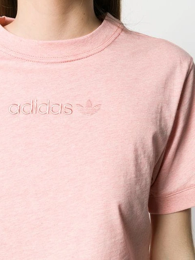 Shop Adidas Originals Adidas Cropped T-shirt - Pink