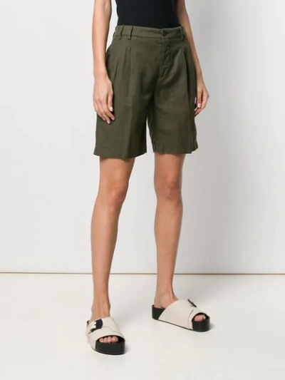 Shop Aspesi Straight-leg Shorts In Green