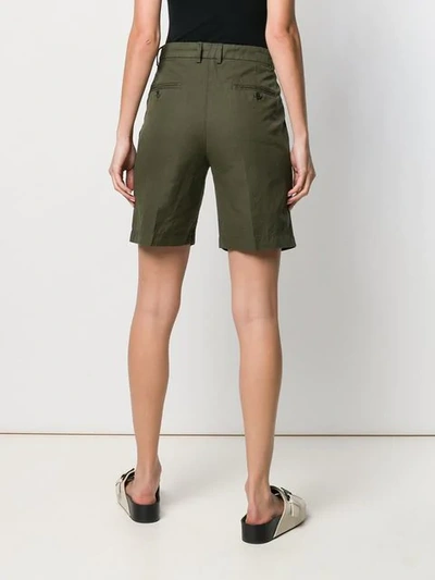 Shop Aspesi Straight-leg Shorts In Green