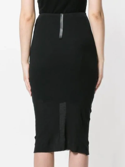 Shop Serien Umerica Serien°umerica Fitted Midi Skirt - Black