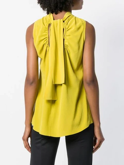 Shop Dorothee Schumacher Sleeveless Tank Top In Yellow