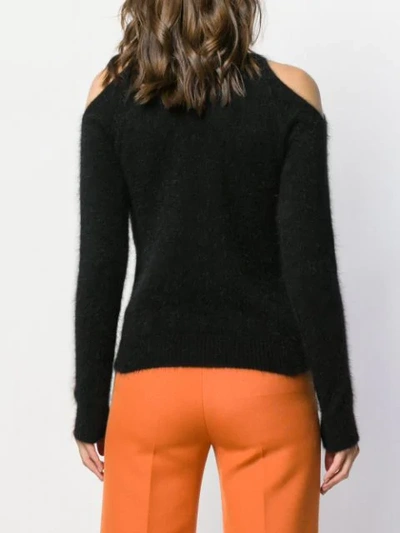 ROBERTO COLLINA CUT-OUT SWEATER - 黑色