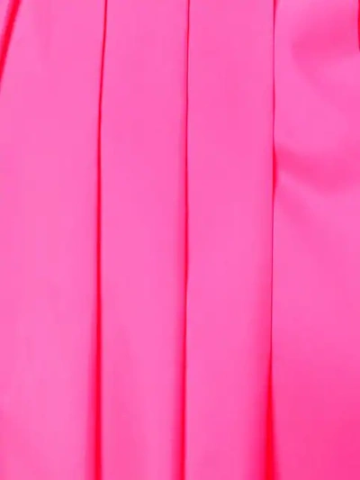 Shop Prada Pleated Loose Skirt In Pink