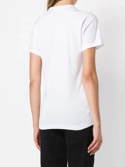 Dsquared2 Dance Print T-shirt In White