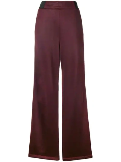 Shop Alexander Wang T Side Button Stripe Trousers In Pink