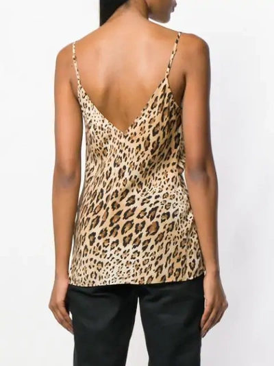 Shop Frame Cheetah Print Camisole In Neutrals