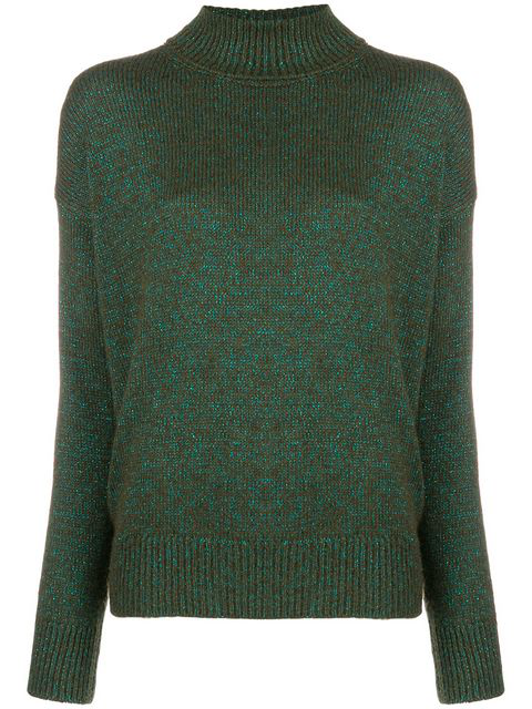 green sequin jumper