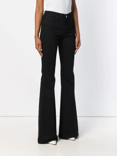 Shop Stella Mccartney Bootcut Jeans In Black