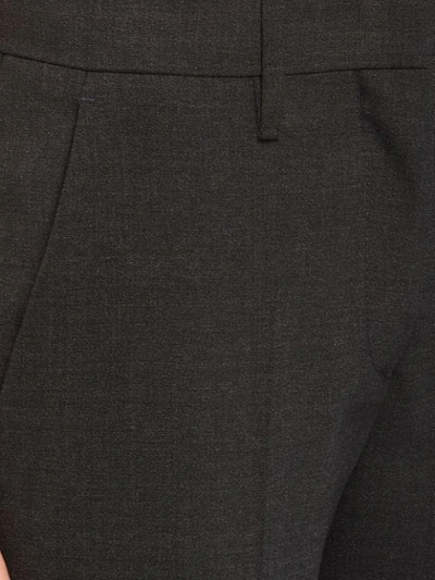 Prada Stretch Mohair Natté Pants In Grey