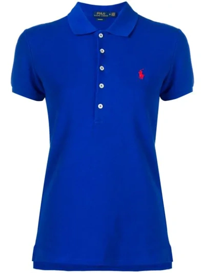 Shop Polo Ralph Lauren Classic Polo Shirt In Blue