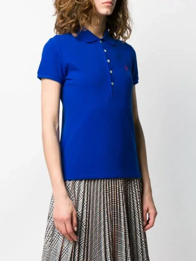Shop Polo Ralph Lauren Classic Polo Shirt In Blue