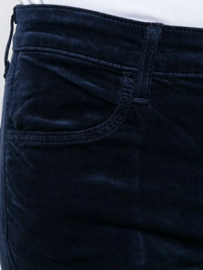 Shop J Brand Maria Skinny Trousers In Blue