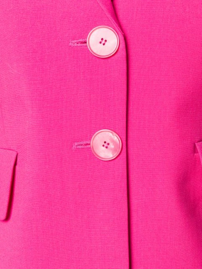 Shop Rochas Fitted Blazer In Pink
