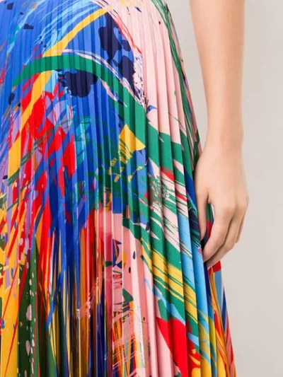 Shop Mary Katrantzou Uni Paint Splash Skirt In Multicolour