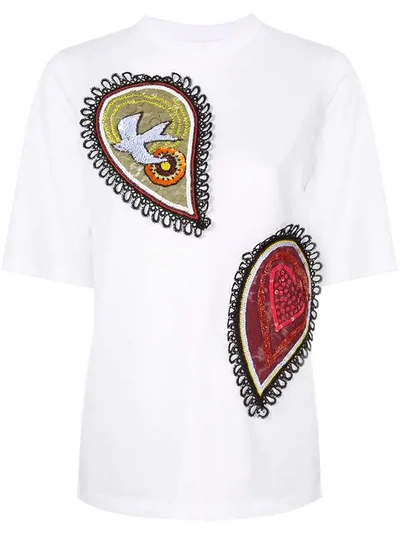 Shop Romance Was Born Paisley Power T-shirt In White